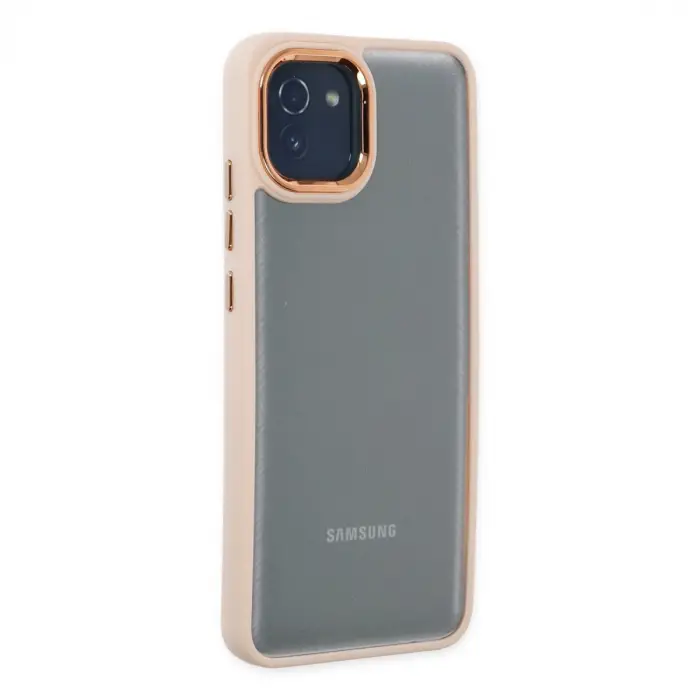 Galaxy A03 Kılıf Dora Kapak - Pudra