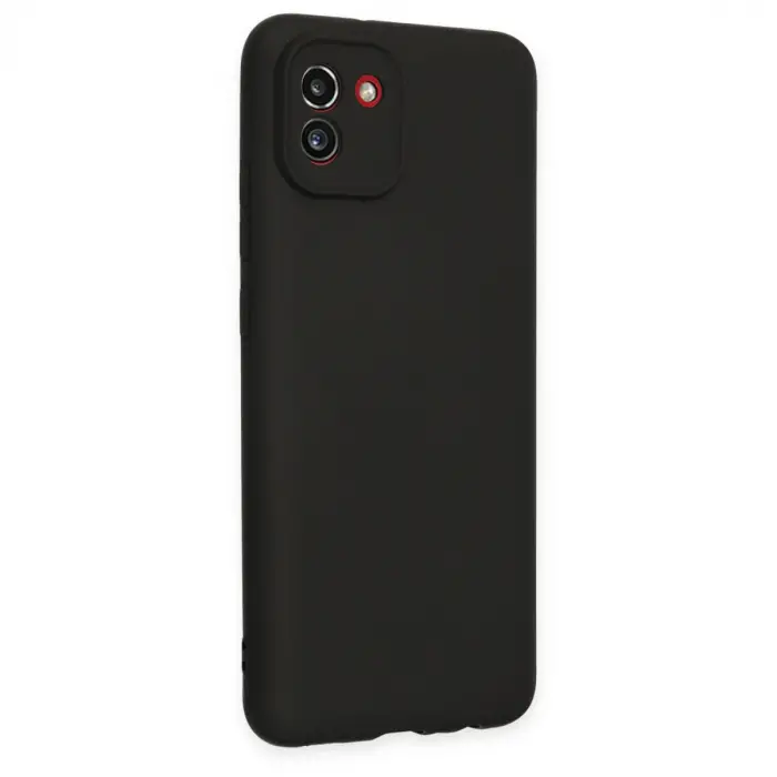 Galaxy A03 Kılıf First Silikon - Siyah