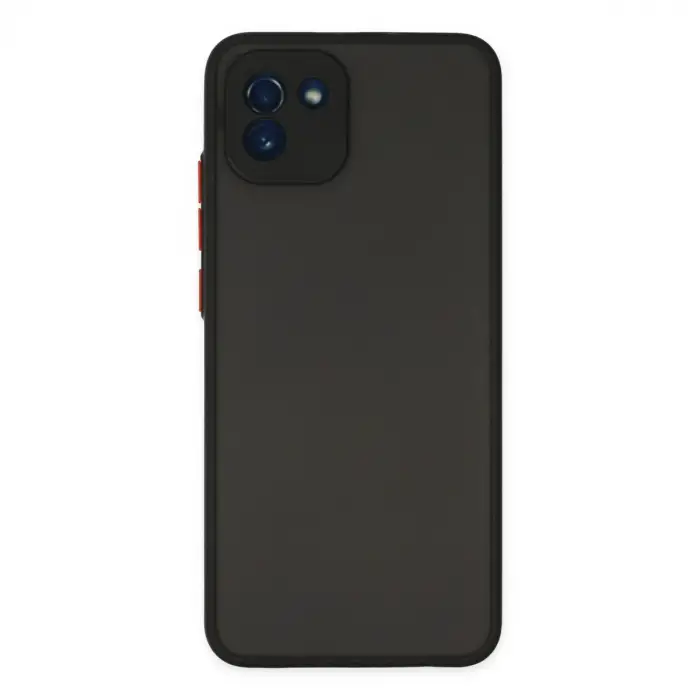 Galaxy A03 Kılıf Montreal Silikon Kapak - Siyah
