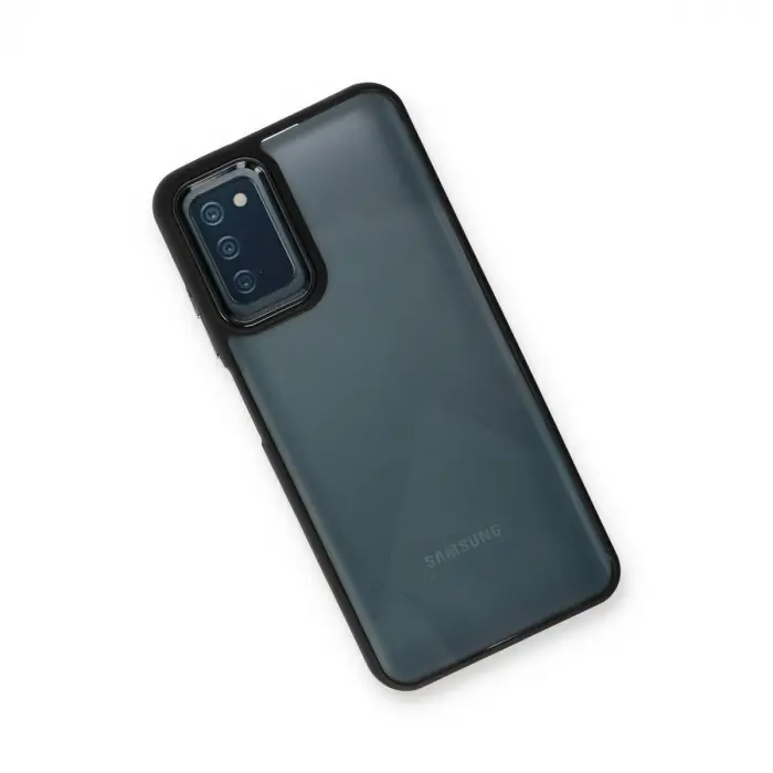 Galaxy A03S Kılıf Dora Kapak - Siyah