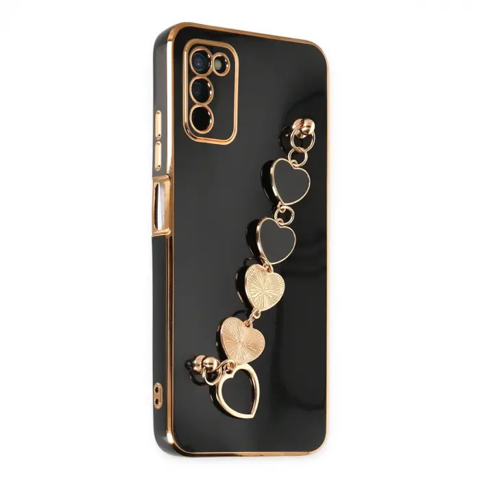Galaxy A03S Kılıf Esila Silikon - Siyah