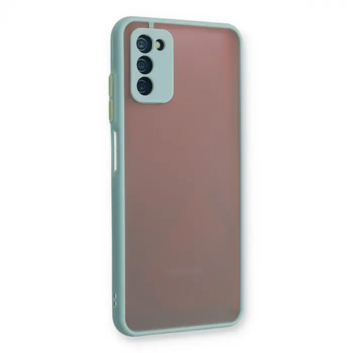 Galaxy A03S Kılıf Montreal Silikon Kapak - Turkuaz