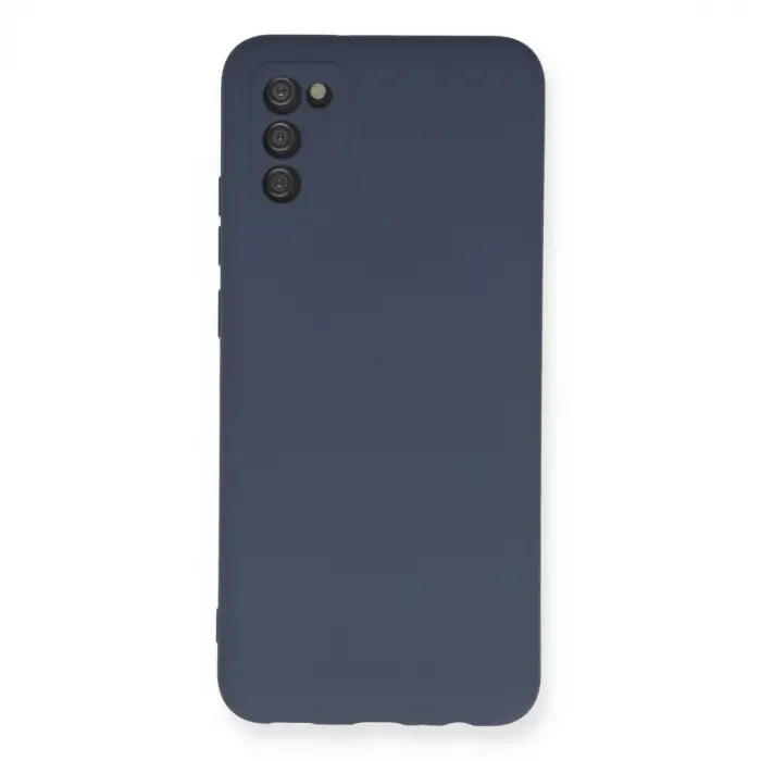 Galaxy A03S Kılıf Nano içi Kadife Silikon - Gri