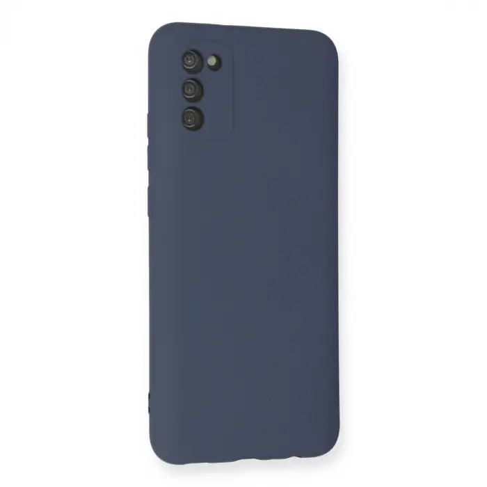 Galaxy A03S Kılıf Nano içi Kadife Silikon - Gri