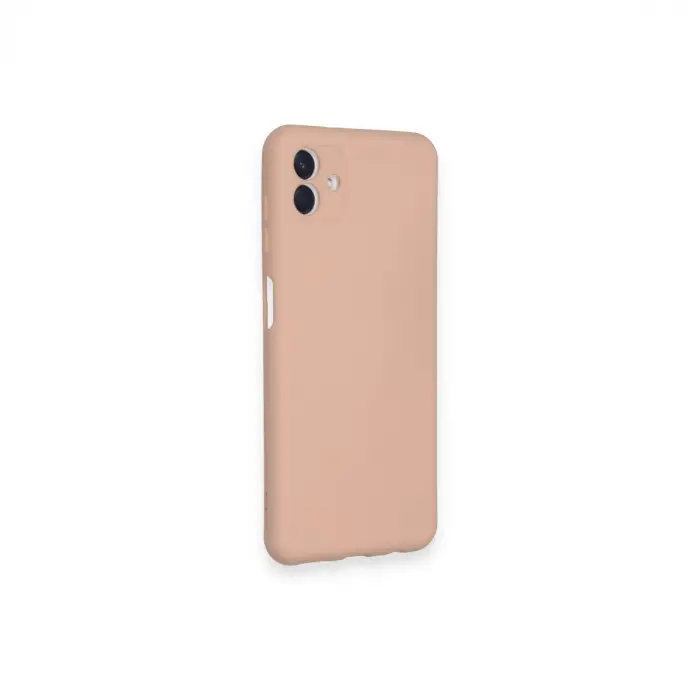 Galaxy A04 Kılıf Nano içi Kadife Silikon - Pudra