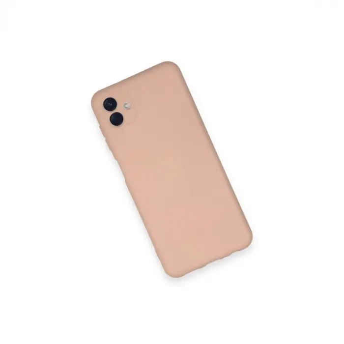 Galaxy A04 Kılıf Nano içi Kadife Silikon - Pudra