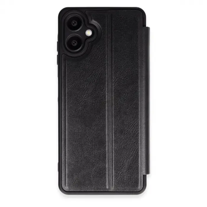 Galaxy A06 Kılıf Flip Cover - Siyah