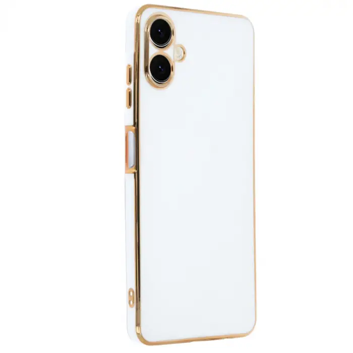 Galaxy A06 Kılıf Volet Silikon - Beyaz