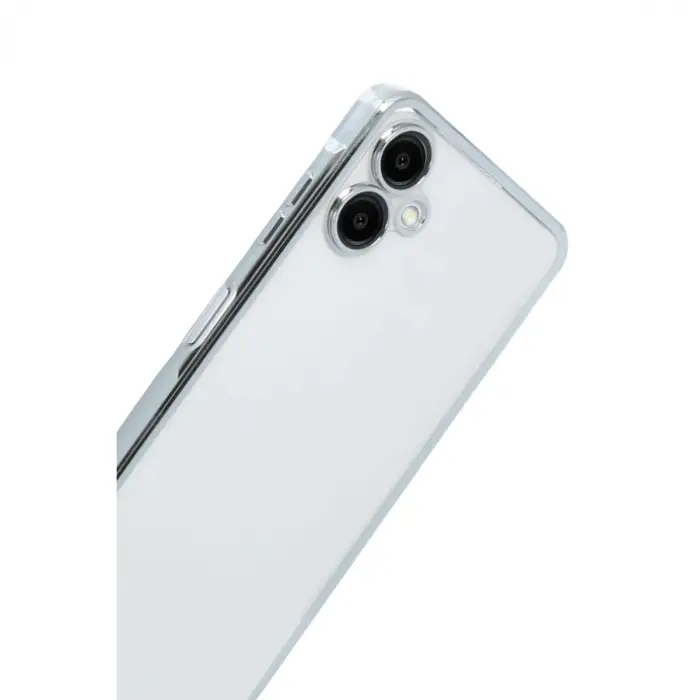 Galaxy A07 4G Razer Lensli Silikon - Gümüş