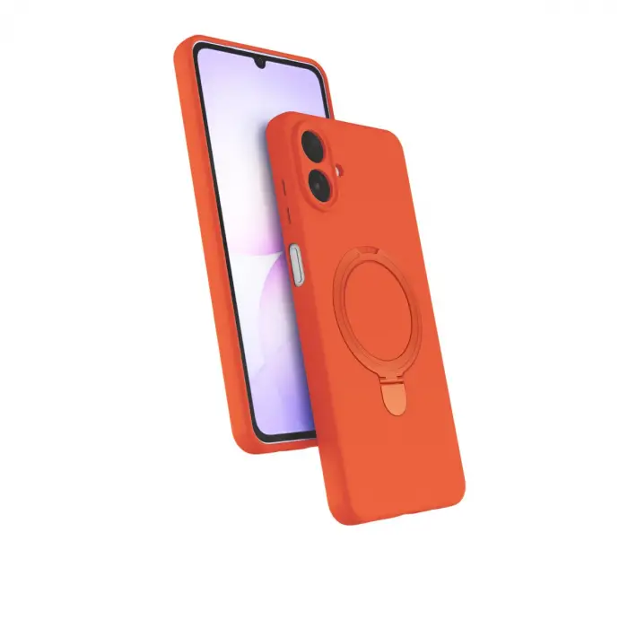 Galaxy A07 4G Regal Magsafe Standlı Kapak - Turuncu
