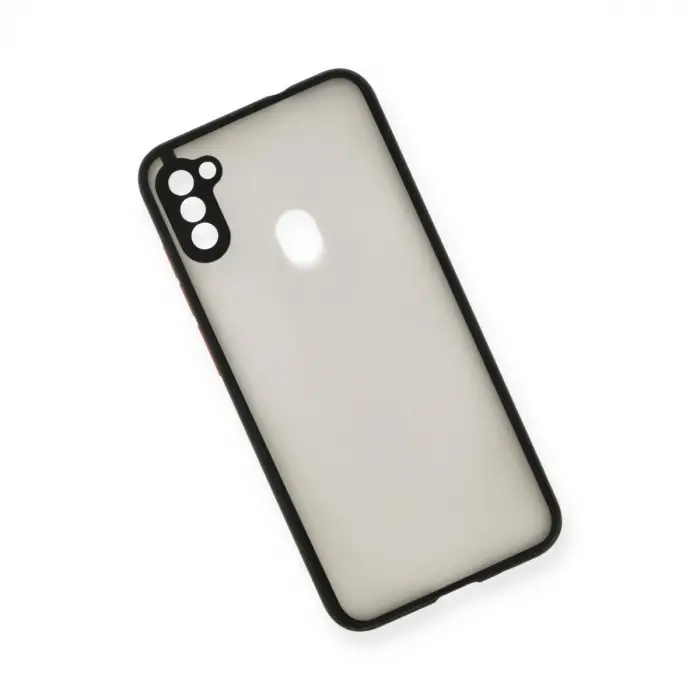 Galaxy A11 Kılıf Montreal Silikon Kapak - Siyah