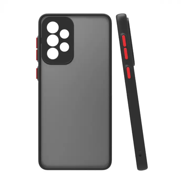 Galaxy A13 4G Kılıf Montreal Silikon Kapak - Siyah
