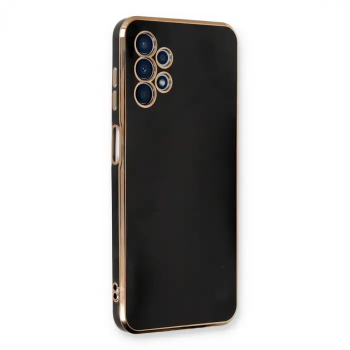 Galaxy A13 4G Kılıf Volet Silikon - Siyah