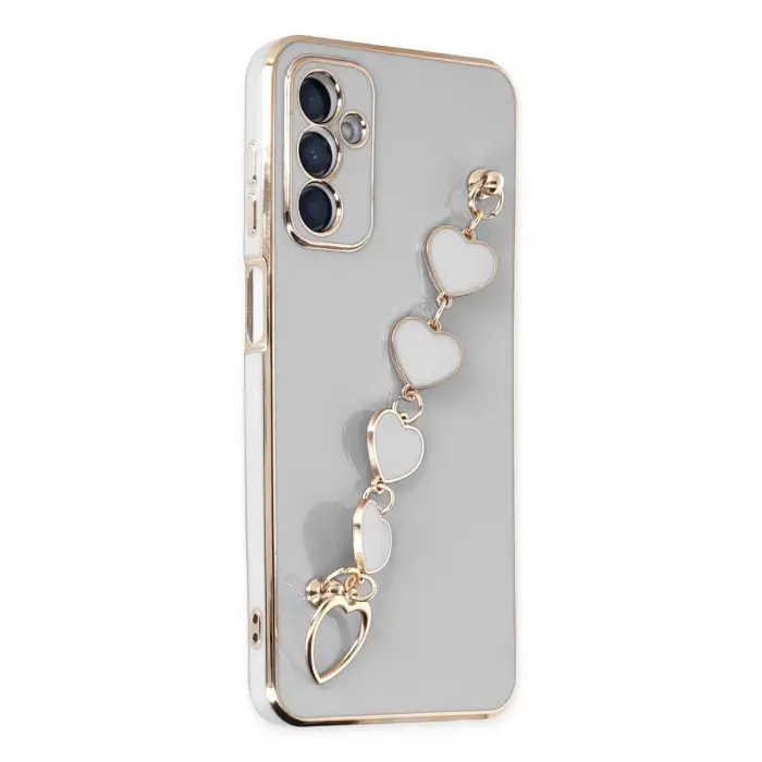 Galaxy A14 4G Kılıf Esila Silikon - Beyaz