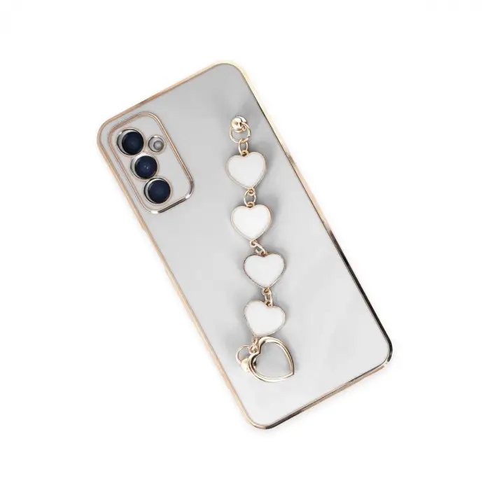 Galaxy A14 4G Kılıf Esila Silikon - Beyaz
