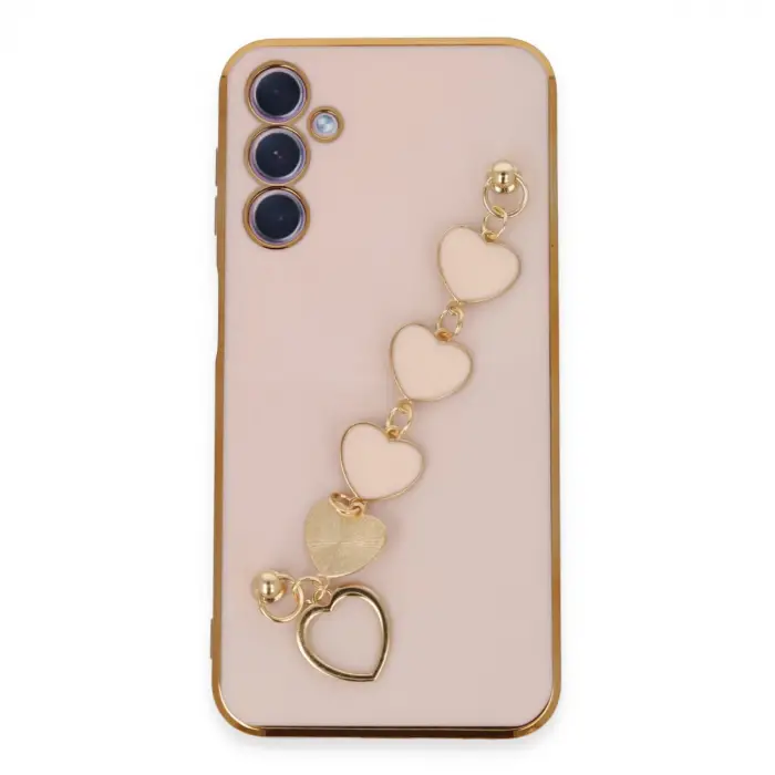 Galaxy A24 4G Kılıf Esila Silikon - Pudra