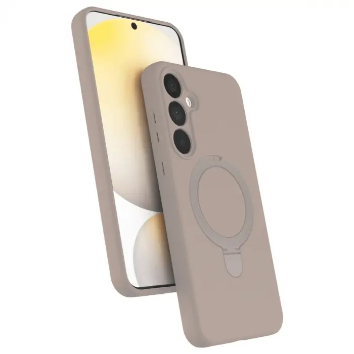 Galaxy A25 5G Regal Magsafe Standlı Kapak - Çöl Titanyum