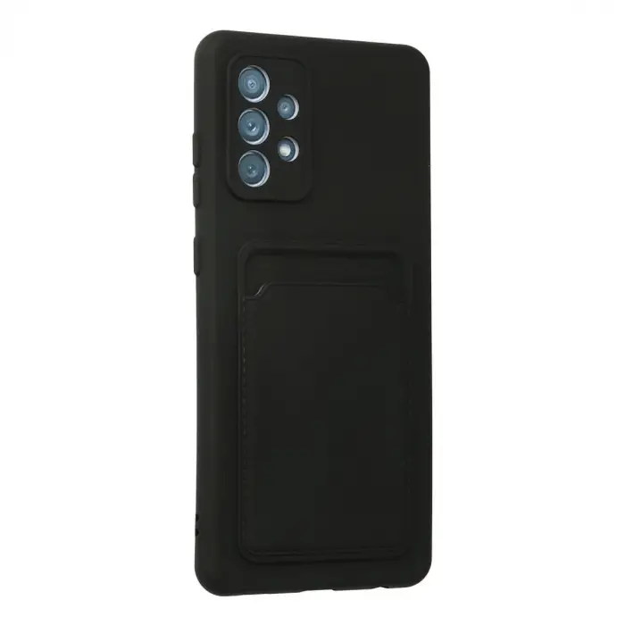 Galaxy A33 5G Kılıf Kelvin Kartvizitli Silikon - Siyah