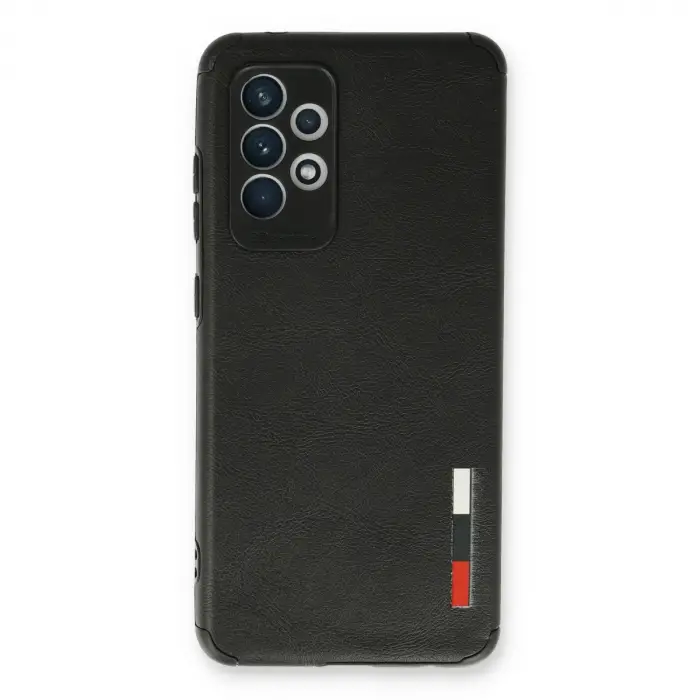 Galaxy A33 5G Kılıf Loop Deri Silikon - Siyah