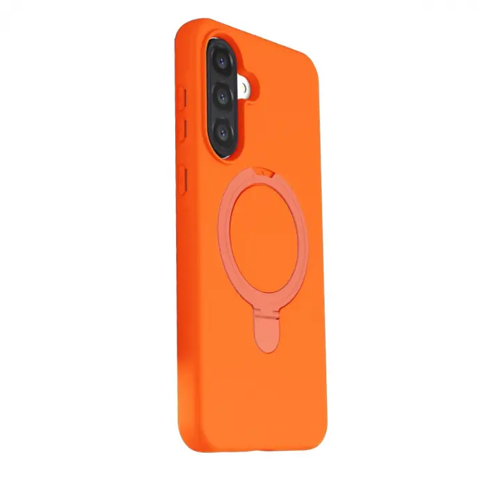 Galaxy A37 5G Regal Magsafe Standlı Kapak - Turuncu