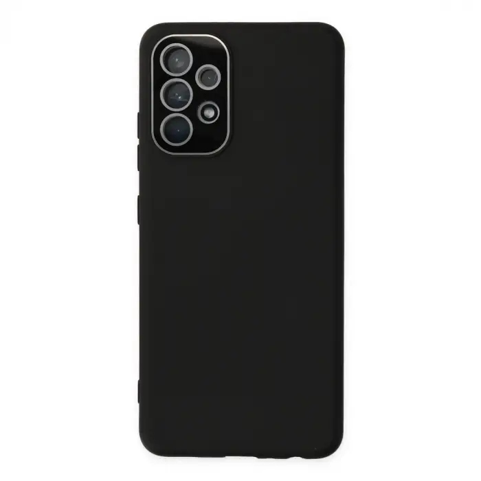 Galaxy A53 5G Kılıf Lansman Glass Kapak - Siyah