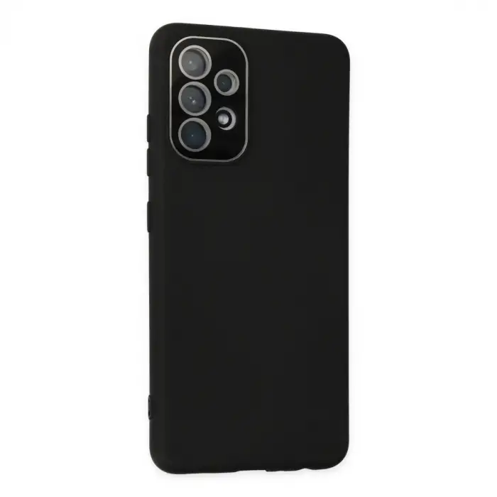 Galaxy A53 5G Kılıf Lansman Glass Kapak - Siyah