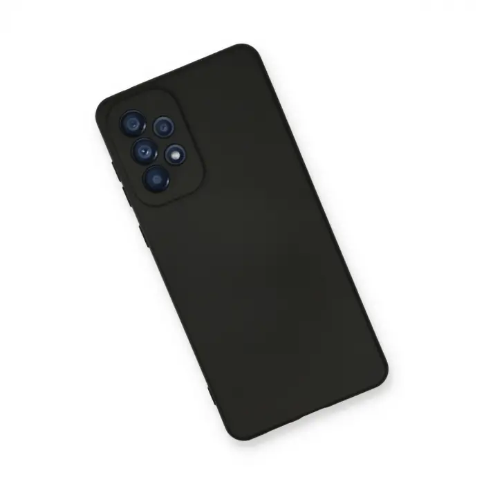 Galaxy A53 5G Kılıf Nano içi Kadife Silikon - Siyah