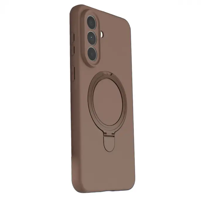 Galaxy A57 5G Regal Magsafe Standlı Kapak - Çöl Titanyum
