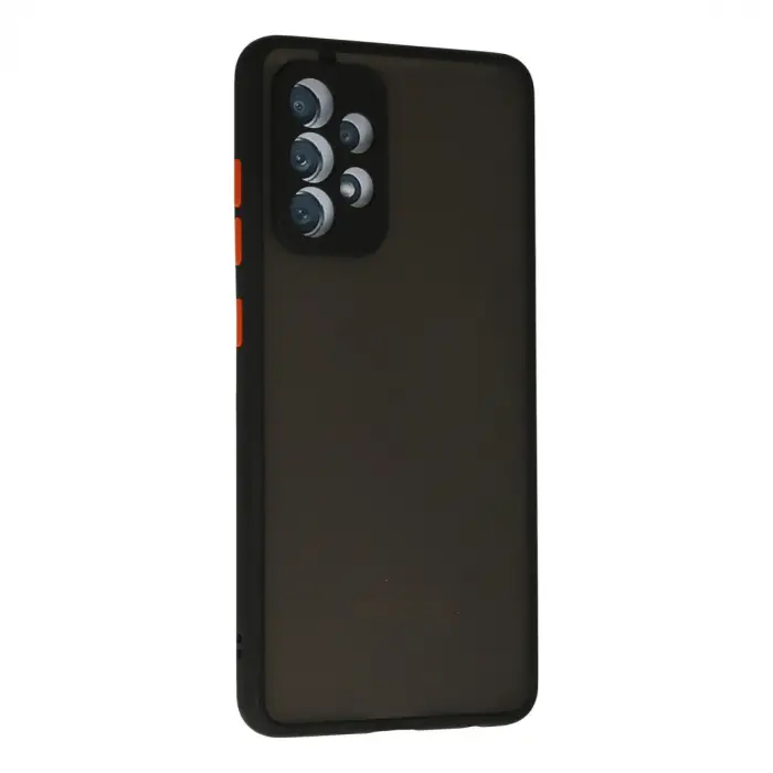 Galaxy A72 Kılıf Montreal Silikon Kapak - Siyah