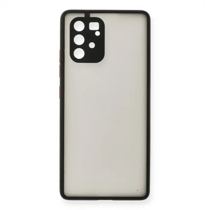 Galaxy A91 / S10 Lite Kılıf Montreal Silikon Kapak - Siyah