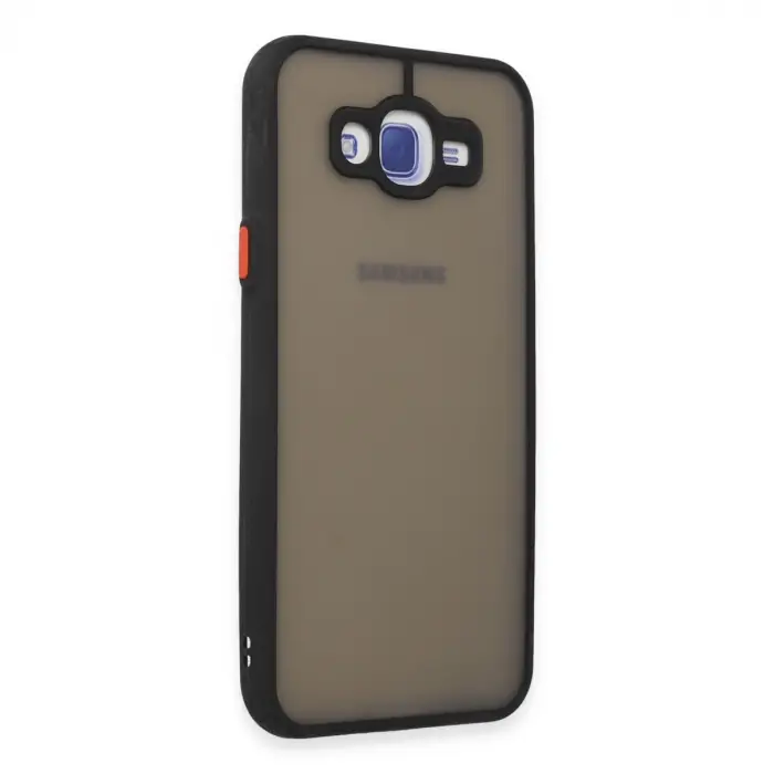 Galaxy J7 Kılıf Montreal Silikon Kapak - Siyah