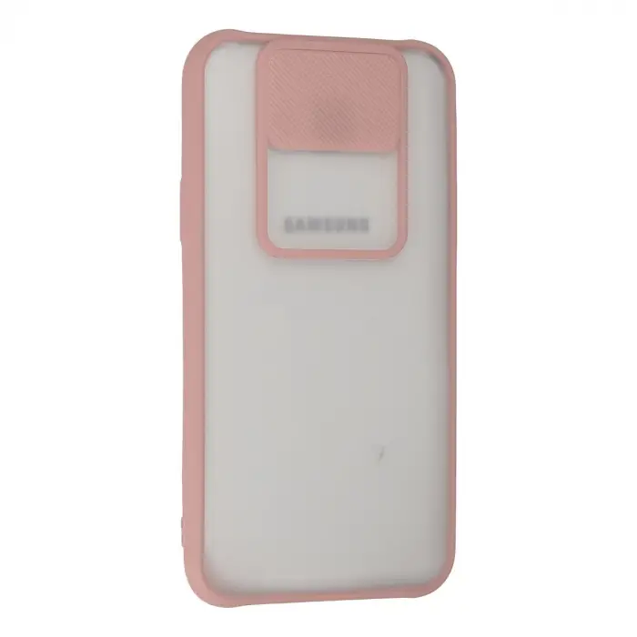 Galaxy J7 Kılıf Palm Buzlu Kamera Sürgülü Silikon - Pembe