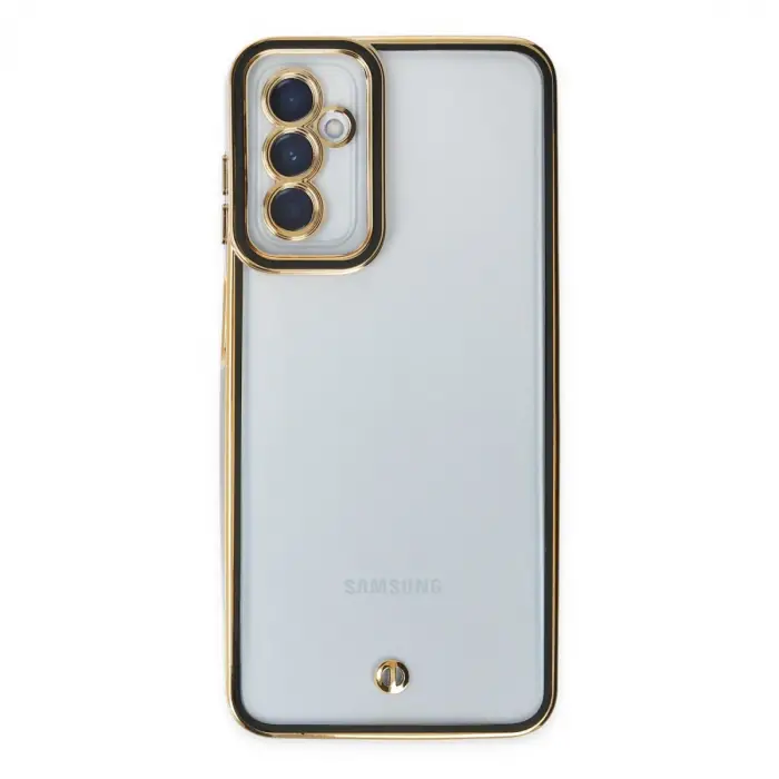 Galaxy M23 Kılıf Liva Lens Silikon - Siyah