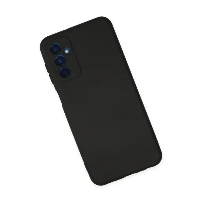 Galaxy M23 Kılıf Nano içi Kadife Silikon - Siyah