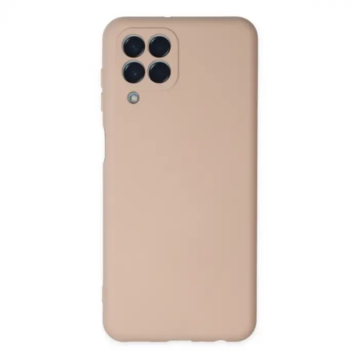 Galaxy M33 Kılıf Nano içi Kadife Silikon - Pudra