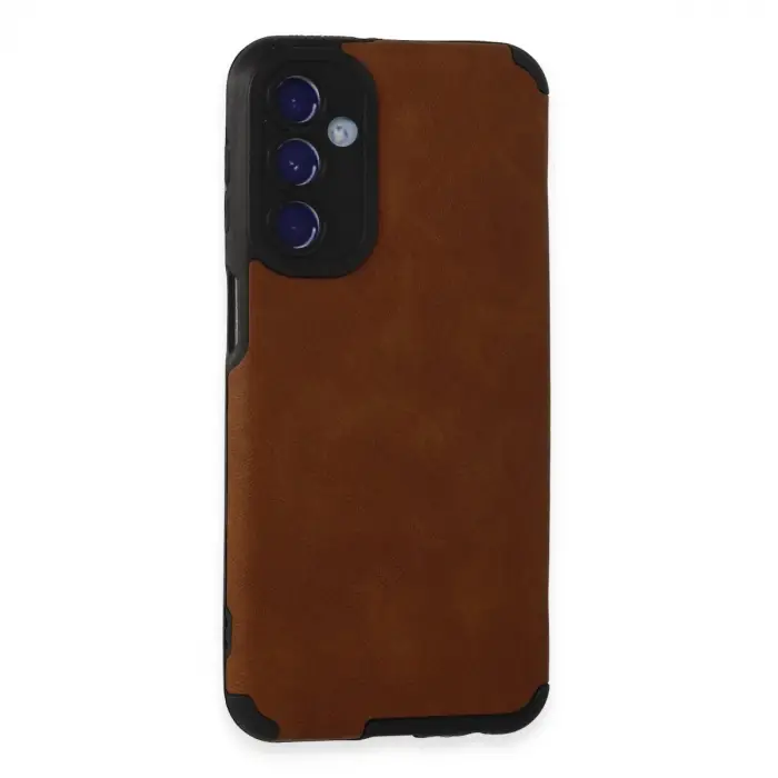 Galaxy M34 5G Kılıf Loop Deri Silikon - Kahverengi