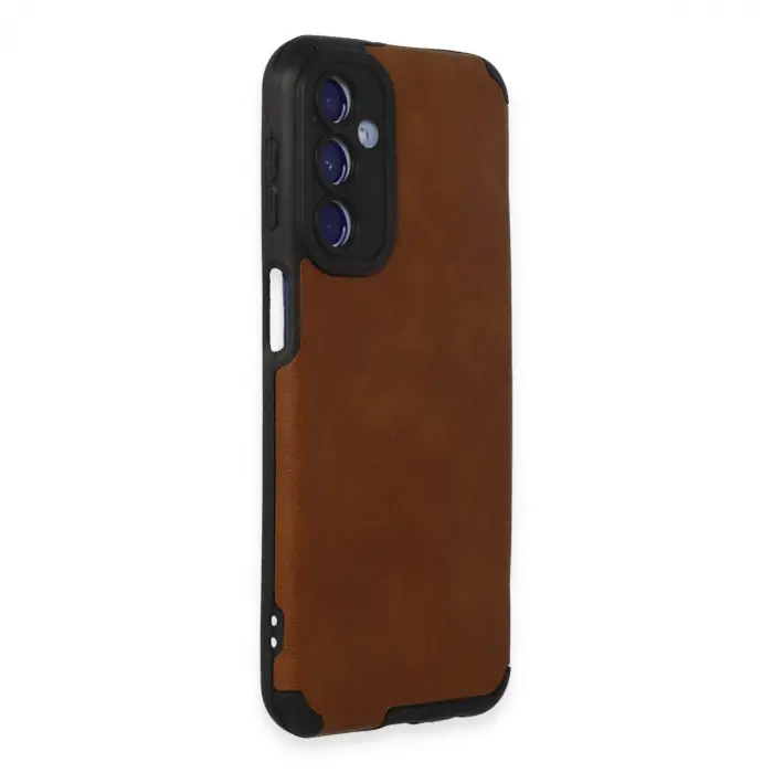 Galaxy M34 5G Kılıf Loop Deri Silikon - Kahverengi