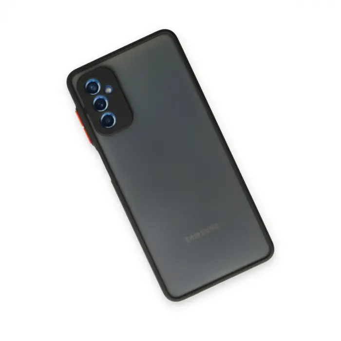 Galaxy M52 5G Kılıf Montreal Silikon Kapak - Siyah