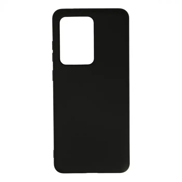 Galaxy S20 Ultra Kılıf Nano içi Kadife Silikon - Siyah