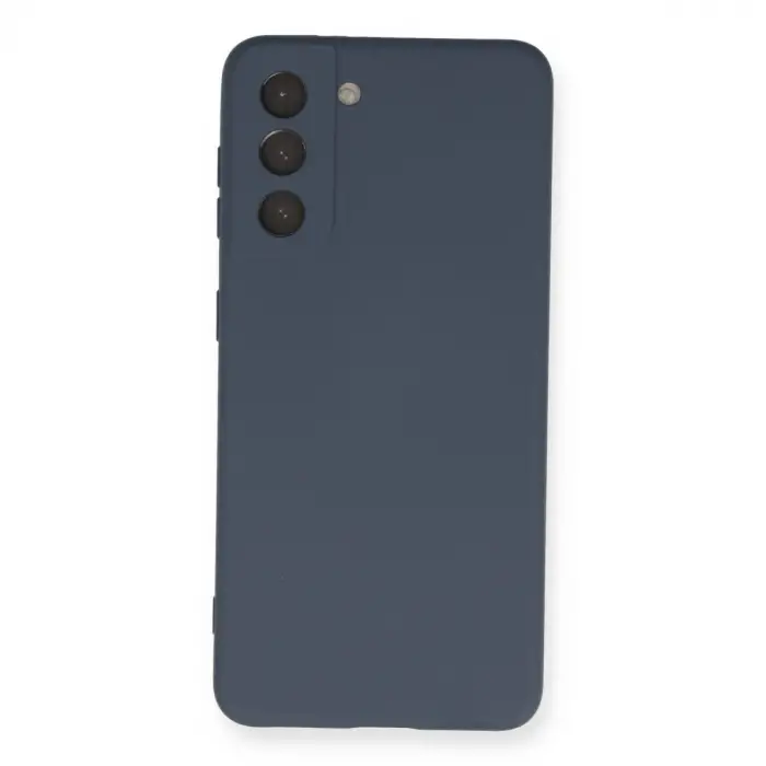 Galaxy S21 Kılıf Nano içi Kadife Silikon - Gri