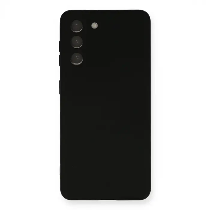 Galaxy S21 Kılıf Nano içi Kadife Silikon - Siyah