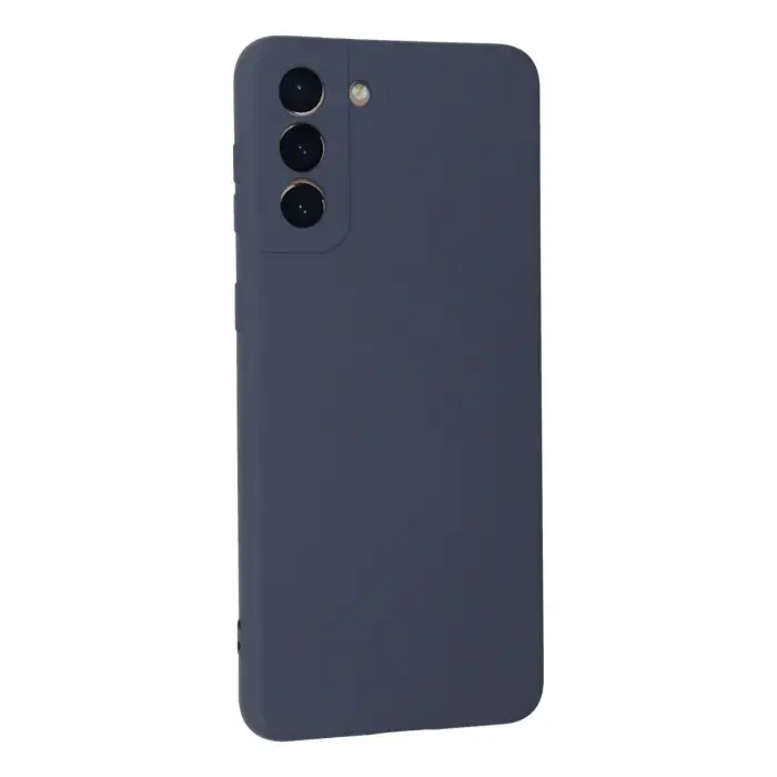 Galaxy S21 Plus Kılıf Nano içi Kadife Silikon - Gri