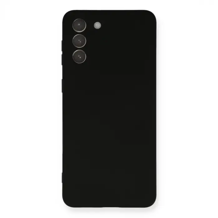 Galaxy S21 Plus Kılıf Nano içi Kadife Silikon - Siyah