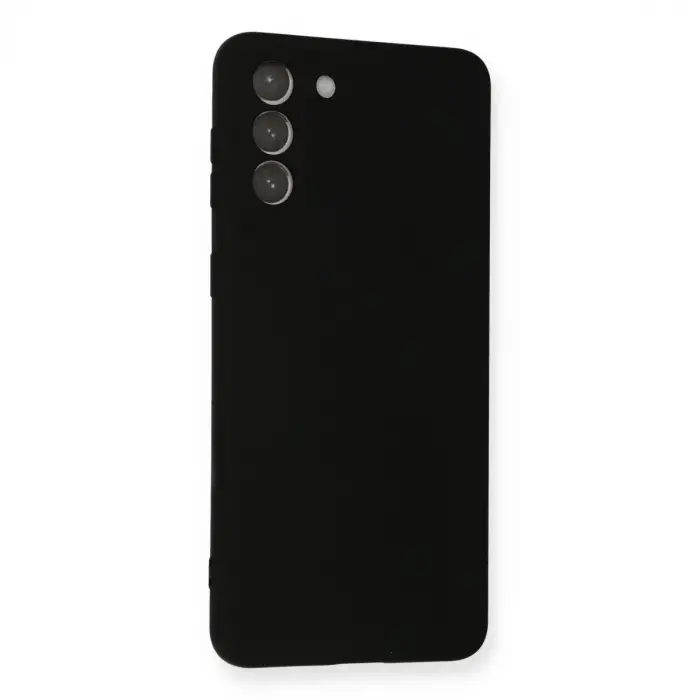 Galaxy S21 Plus Kılıf Nano içi Kadife Silikon - Siyah