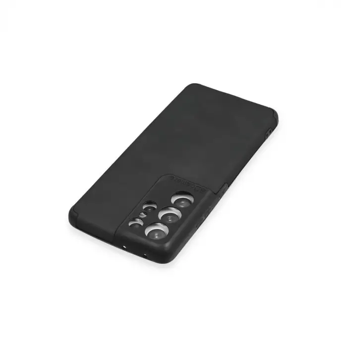 Galaxy S21 Ultra Kılıf Loop Deri Silikon - Siyah