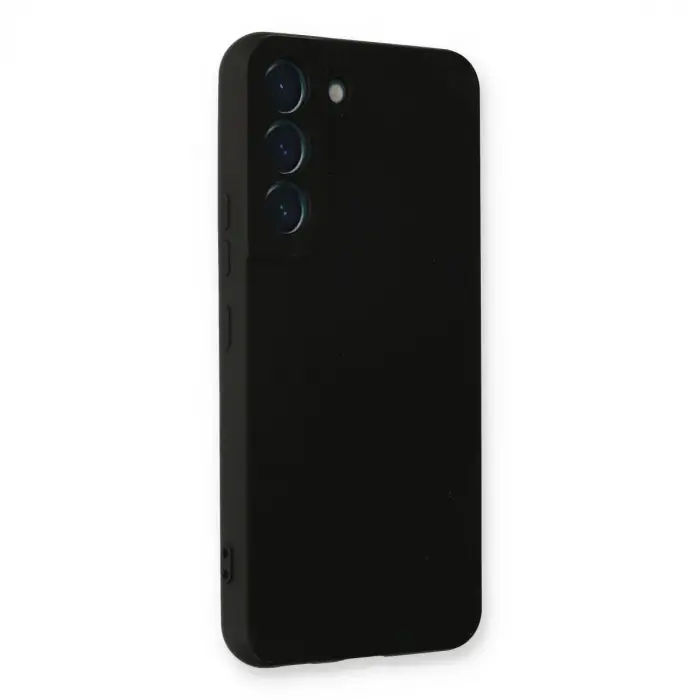 Galaxy S22 Plus Kılıf Nano içi Kadife Silikon - Siyah