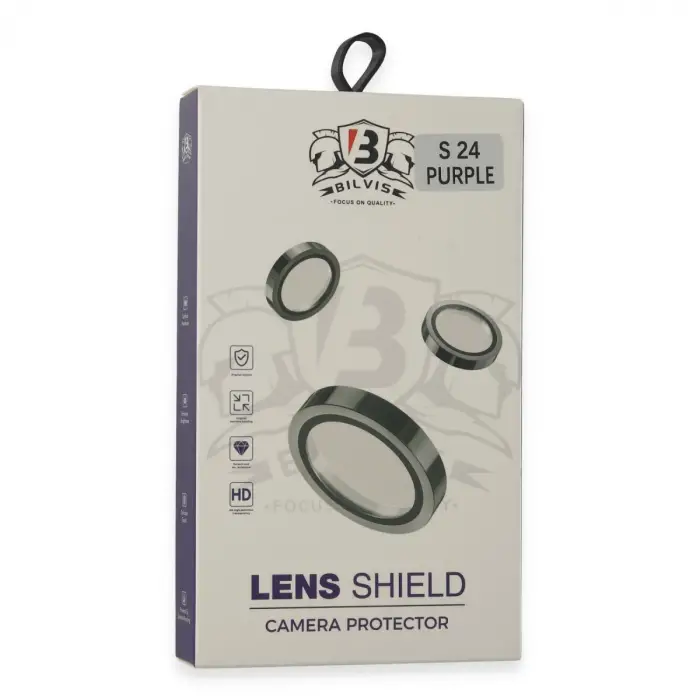 Galaxy S24 Bilvis Titan Kamera Lens - Derin Mor