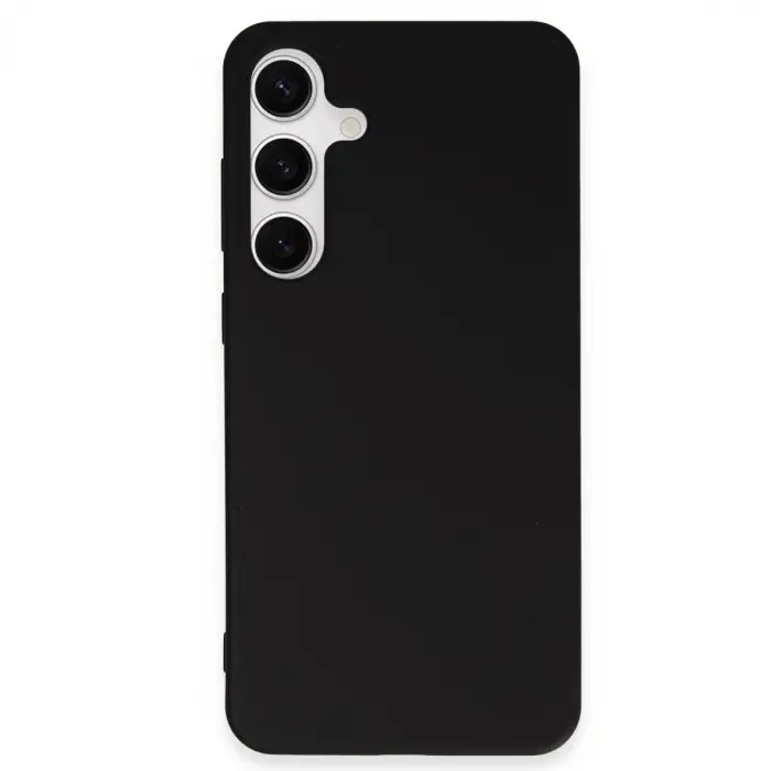 Galaxy S24 Plus Kılıf First Silikon - Siyah