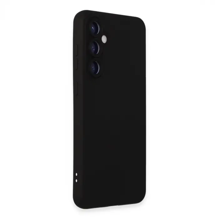 Galaxy S24 Plus Kılıf Nano içi Kadife Silikon - Siyah
