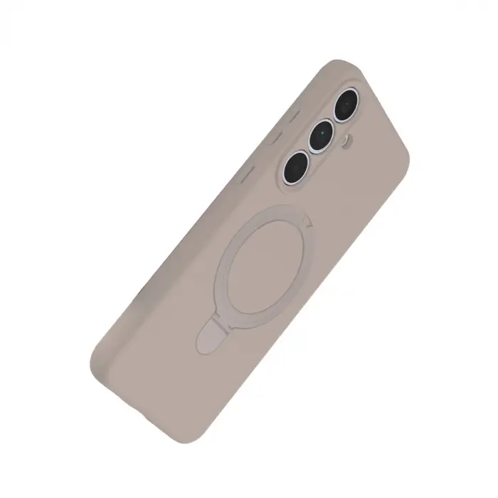 Galaxy S25 FE Regal Magsafe Standlı Kapak - Çöl Titanyum